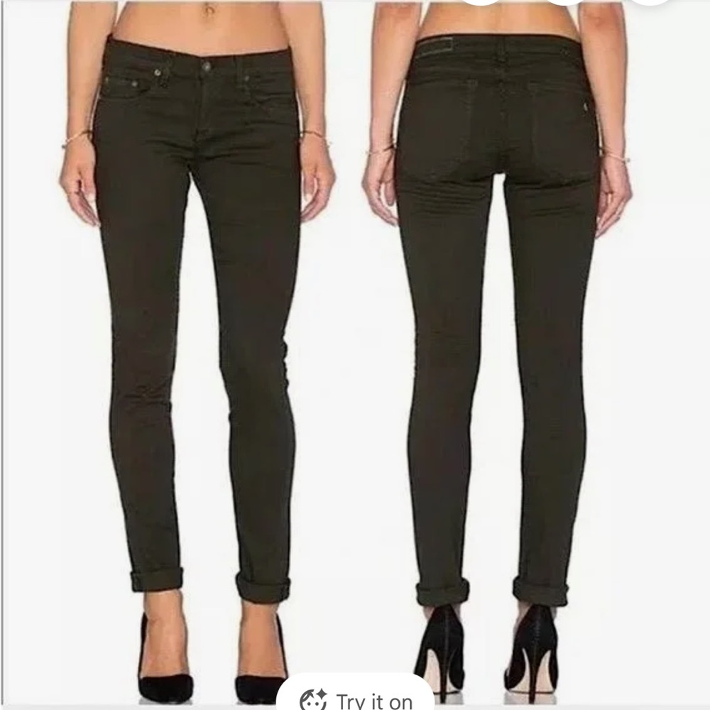 Rag & Bone THE DRE khaki skinny jeans